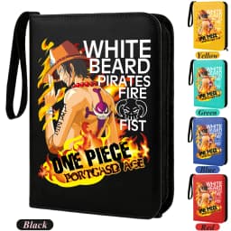 400pcs ONE PIECE Card Album Anime Collectible Book Binder 4 Card Slot Collectible Game Cards Binder Holder Zipper Gifts Toys