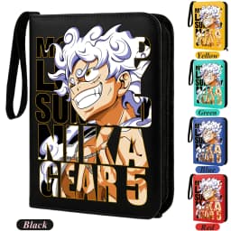 400pcs ONE PIECE Card Album Anime Collectible Book Binder 4 Card Slot Collectible Game Cards Binder Holder Zipper Gifts Toys