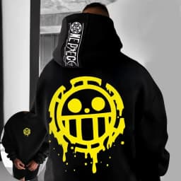 ONE PIECE Men's Hoodie Sweater Trafalgar Law Anime Spring And Autumn New Boys Children's Long Sleeve Parent-Child WearWinter