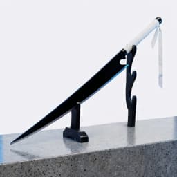 40inch 104cm Anime Bleach Ichigo Kurosaki Katana PU Plastic Samurai Sword Safe Unsharpened Blade Cosplay Prop Toy Gift Decor