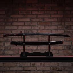 40inch 104cm Anime Bleach Ichigo Kurosaki Katana PU Plastic Samurai Sword Safe Unsharpened Blade Cosplay Prop Toy Gift Decor