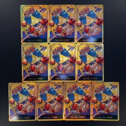 One Piece OPCG English Golden Holographic 3D Textured DON card Straw Hat Crew x Lakers DON card Anime Collectible Cards