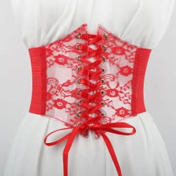 Fashionable Waistband Women's Lace-up Corset Belt, Retro Style For Ladies Suitable For Casual Wear And Special Occasions