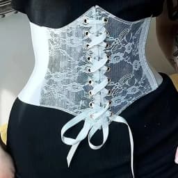 Fashionable Waistband Women's Lace-up Corset Belt, Retro Style For Ladies Suitable For Casual Wear And Special Occasions
