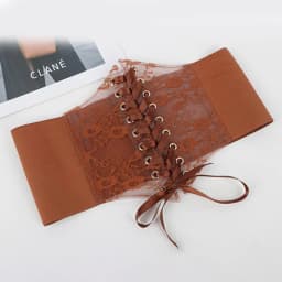 Fashionable Waistband Women's Lace-up Corset Belt, Retro Style For Ladies Suitable For Casual Wear And Special Occasions