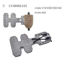 Tactical Vest Universal PTT Fixed Extension Board V60/U94 MOLLE Mounting Plate Imported