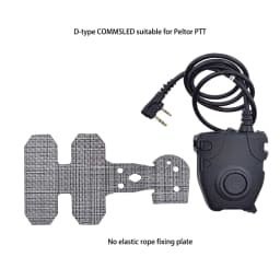 Tactical Vest Universal PTT Fixed Extension Board V60/U94 MOLLE Mounting Plate Imported