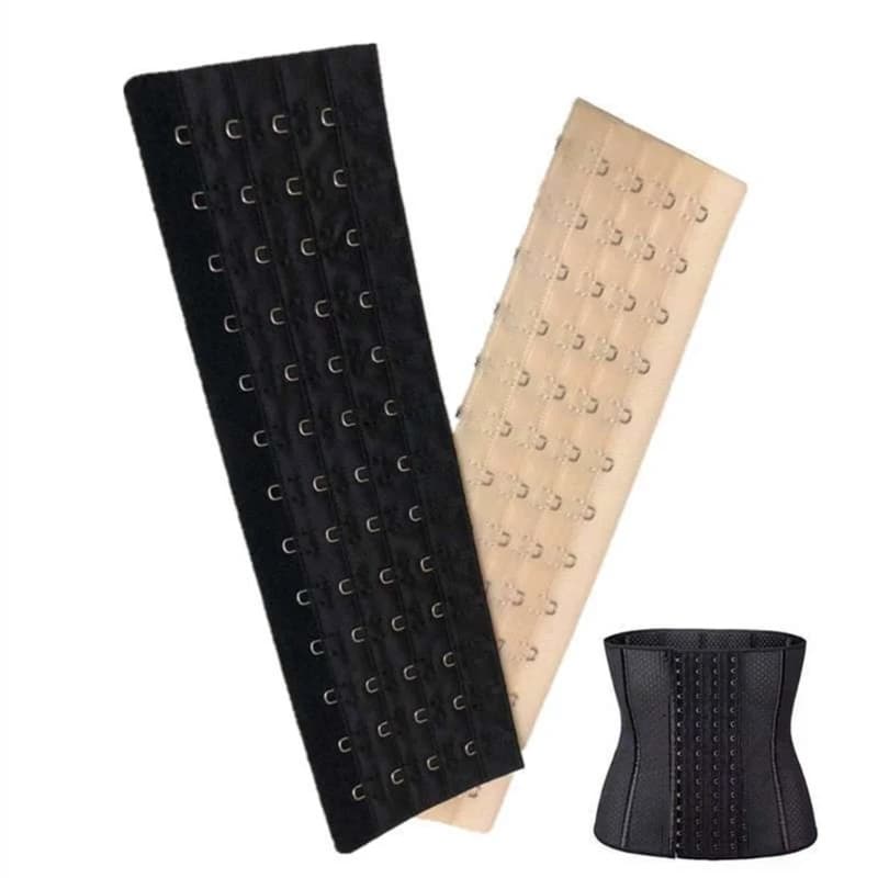 Women Corset Extender Elastic Extension Waist Trainer Hook Adjustable Stretchy Belly Wrap Extender for Slimming and Body Shaping