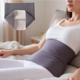 Pressure Warmer Inner Wear Waist Support Waist Protector Autumn Winter Warm Women Abdomen Back Elastic Thermal Belly Protector