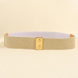 Gold Waist Belt Ladies Fashion Golden Buttoning Belt Dress Shirt Tight Waistband Fashion Accessory for Women