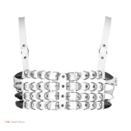 Punk Chest Chain Belt for Women Layered Harness Chest Chain for Dance Prom