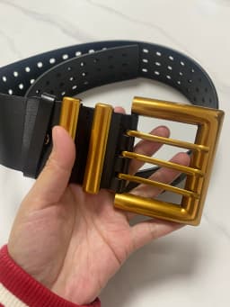 Women's Runway Fashion Genuine Leather Gold Buckle Cummerbunds Female Dress Corsets Waistband Belts Decoration Wide Belt R1520