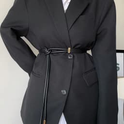PU Leather Knotted Belt for Women Vintage Thin Waistband Female Fashion Simple Dress Shirt Decorative Girdle Waist Straps