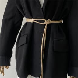 PU Leather Knotted Belt for Women Vintage Thin Waistband Female Fashion Simple Dress Shirt Decorative Girdle Waist Straps