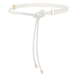 PU Leather Knotted Belt for Women Vintage Thin Waistband Female Fashion Simple Dress Shirt Decorative Girdle Waist Straps