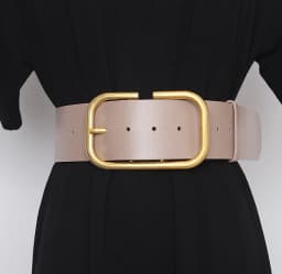 Women's runway fashion genuine leather Cummerbunds female Dress Corsets Waistband Belts decoration wide belt R3109