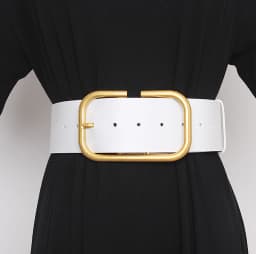 Women's runway fashion genuine leather Cummerbunds female Dress Corsets Waistband Belts decoration wide belt R3109