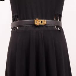 Women's Vintage Gold Buckle Genuine Leather Cummerbunds Female Dress Corsets Waistband Belts Decoration Narrow Belt R467