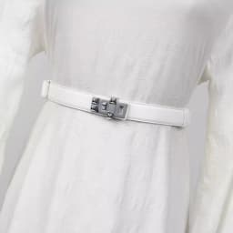 Women's Vintage Gold Buckle Genuine Leather Cummerbunds Female Dress Corsets Waistband Belts Decoration Narrow Belt R467