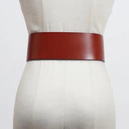 Women's Runway Fashion Genuine Leather Cummerbunds Female Dress Corsets Waistband Belts Decoration Wide Belt R3097
