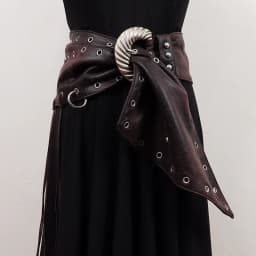 DEAT Fashion Retro Tassels Waistband For Women Trendy Metal Buckle Waist Seal Female New Arrival 11A02111