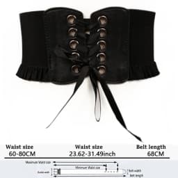 Wide Belt For Women High Quality Luxury Brand White Stretch Trouser Belts Fashion Corset Waistband Elastic Belts For WomanDT075