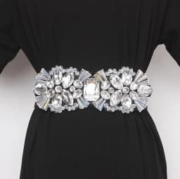 Women's Fashion Blingbling Rhinestone Beaded Cummerbunds Female Dress Corsets Waistband Belts Decoration Wide Belt R2506