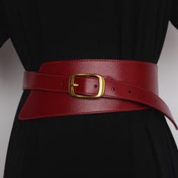 Women's Runway Fashion Genuine Leather Cummerbunds Female Dress Corsets Waistband Belts Decoration Wide Belt TB1873