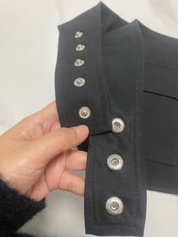 Women's runway fashion black fabric Cummerbunds female Dress coat Corsets Waistband Belts decoration wide belt R3358