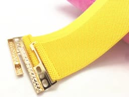 Women's Fashion Elastic Gold Cummerbunds Female Dress Corsets Waistband Belts Decoration Wide Belt R2192