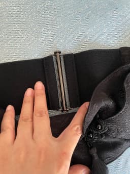Women's Fashion Vintage Black Elastic Tassel Cummerbunds Female Dress Corsets Waistband Belts Decoration Wide Belt R2472