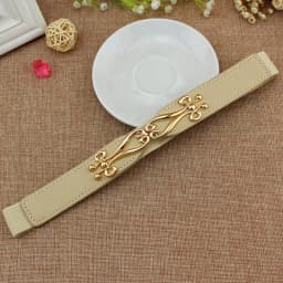Fashion Elastic Waistband Elegant Cummerbund Women Dress Buckle Belt Strap Waist