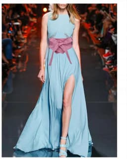 Women's Runway Fashion Big Bow Cummerbunds Female Dress Corsets Waistband Belts Decoration Wide Belt R1587