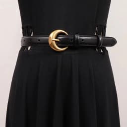 Women's Fashion Vintage Gold Buckle Genuine Leather Cummerbunds Female Dress Corsets Waistband Belts Decoration Wide Belt R2243