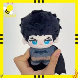 Anime Bat Man Bruce Wayne 10cm Plush Doll Toy for Children And Adults Cartoon Cosplay Dress-Up Collectible Soft Cotton Gift