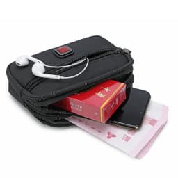 JANGEAR Crossbody Money Belt Waist Bag Horizontal Phone Pouch Large Fanny Pack Bum Hip Belt Bag For Phone Holder 4.7/6.5 INCH