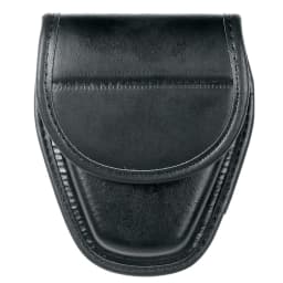 Handcuff Pouch Cop Sheriff Police Law Enforcement Military Standard Handcuff Holder with Secure Snap Closure(1680D Black Nylon