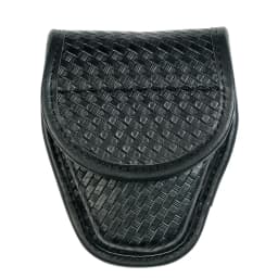 Handcuff Pouch Cop Sheriff Police Law Enforcement Military Standard Handcuff Holder with Secure Snap Closure(1680D Black Nylon