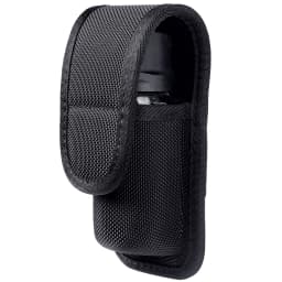Molded OC/Mace Spray Pouch, Top Flap Pepper Spray Holster for MK3 OC/Mace Pepper Spray Black Pouch Hidden Snap
