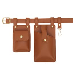 Luxury Designer Men Belt Bags Women Phone Bag High Quality Soft PU Leather Unisex Fanny Bag Waist Pack Men Bag With Key Buckle