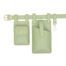 Luxury Designer Men Belt Bags Women Phone Bag High Quality Soft PU Leather Unisex Fanny Bag Waist Pack Men Bag With Key Buckle