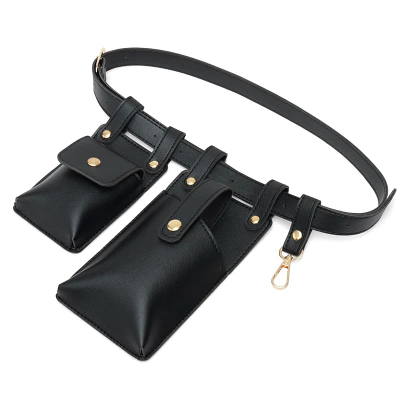 Luxury Designer Men Belt Bags Women Phone Bag High Quality Soft PU Leather Unisex Fanny Bag Waist Pack Men Bag With Key Buckle