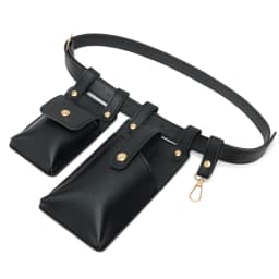 Luxury Designer Men Belt Bags Women Phone Bag High Quality Soft PU Leather Unisex Fanny Bag Waist Pack Men Bag With Key Buckle