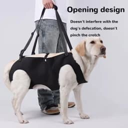 Dog Stair Assistance Leash, Elderly Dog Support Sling, Adjustable Pet Lift Vest, Large Dog Stair Climbing Aid Harness