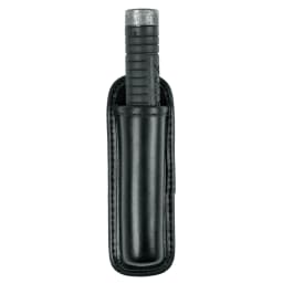 Molded Expandable Baton Holder Holds 16-Inch or 21-Inch Expandable Baton (Basketweave Artificial Leather)