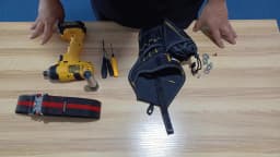 MELOTOUGH Drill Holster Impact Driver Holster Tool Bags Tool pouch With Bit Pouch Heavy Duty Impact Holster for Tool Belt
