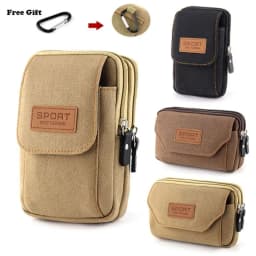 Universal Outdoor Waist Pack Belt Waist Bag Men Phone Pouch Mobile Phone Bag Phone Belt Bag Cellphone Pouch Phone Wallet Case