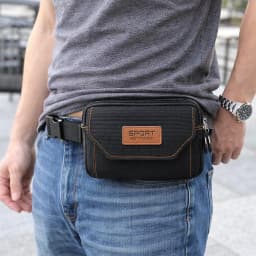 Universal Outdoor Waist Pack Belt Waist Bag Men Phone Pouch Mobile Phone Bag Phone Belt Bag Cellphone Pouch Phone Wallet Case