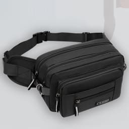 Men's Waist Bag Multifunctional Toolkit, Wear-Resistant Mobile Phone Bag, Running Bag, Leisure Outdoor Sports Waist Bag, Large C