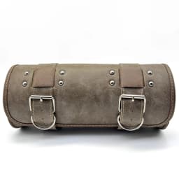 Motorcycle Saddlebag Leather Too PouchesStorage Suitable for Front Fork&Handlebar, RoadTrip Essential, Daily Commute